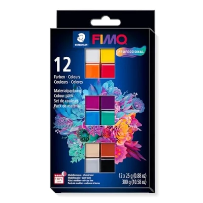 Abbildung von STAEDTLER Modelliermasse FIMO professional 8043 C Set Basic Colours