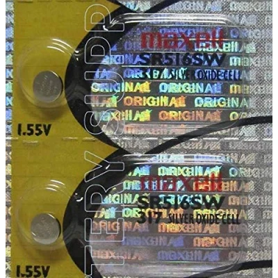 Abbildung von Maxell Uhrenbatterie Knopfzelle SR516SW 317 5 Stück Batterien