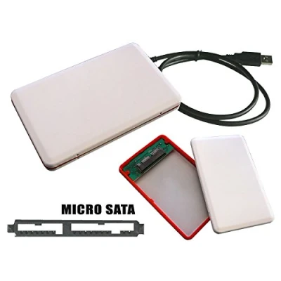 Abbildung von KALEA INFORMATIQUE Externes USB Gehäuse für MICROSATA 1.8 Festplatten, USB3 5G Verbindung