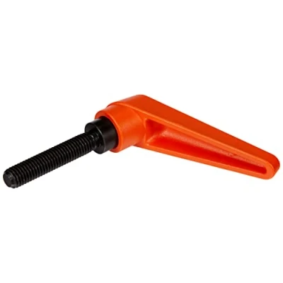 Abbildung von HALDER 24400.0481 Verstellbare Klemmhebel, Orange, d1=22 mm / d2=M10 l1=50