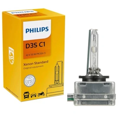 Abbildung von PHILIPS Automotive Germany OEM 4300K D1S Bulb 85415C1 35W DOT by ALI Pack of 1