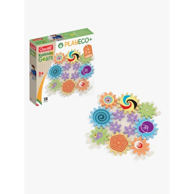 Abbildung von Quercetti Kaleido Zahnrad Konstruktionsspiel ECO+, Babyspielzeug