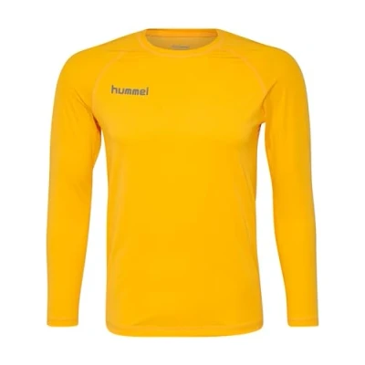 Abbildung von Hummel First Performance Langarmshirt für Kinder, Größe: 152, Sports yellow