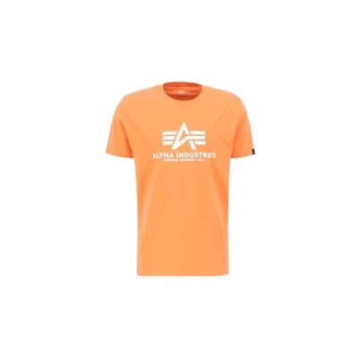 Abbildung von Alpha Industries Basic T Shirt für Herren Tangerine