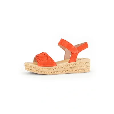 Abbildung von Gabor Riemensandalette, Damen, Größe: 37, Pumpkin Schuhe
