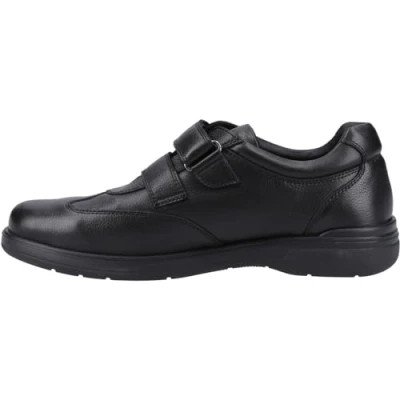Abbildung von Hush Puppies Magnus Leder Herren Schwarz Loafers