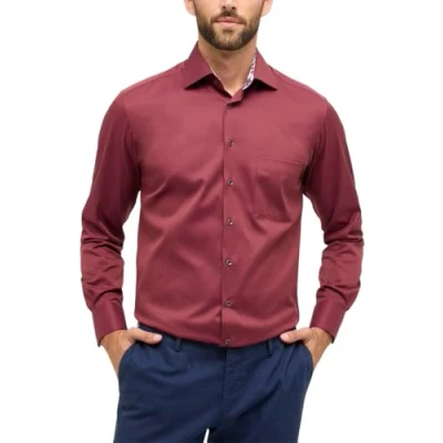 Abbildung von Eterna Modern FIT Hemd, Herren, Größe: 42, Bordeaux