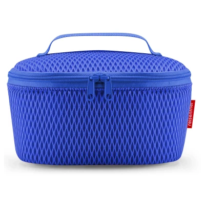 Abbildung von reisenthel coolerbag S Pocket mesh royal Blue Kühltasche mit Obermaterial aus recycelten PET Flaschen Ideal für das Mittagessen unterwegs
