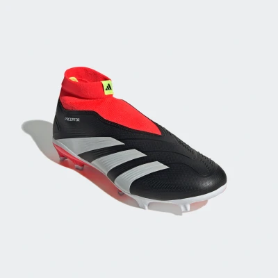 Abbildung von adidas Performance Predator League Laceless FG Fußballschuh Nocken, Herren, Größe: 42 2/3, Core black/footwear white/solar red Schuhe