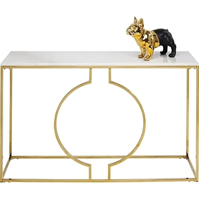 Abbildung von Kare Design Konsole Miami Loft, Art Deco gold, Flur schick, Retro Look, (B/H/T) 75x120x35cm