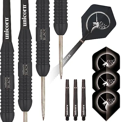 Abbildung von Unicorn Core Plus Steel Dart, Brass, schwarz, 22g