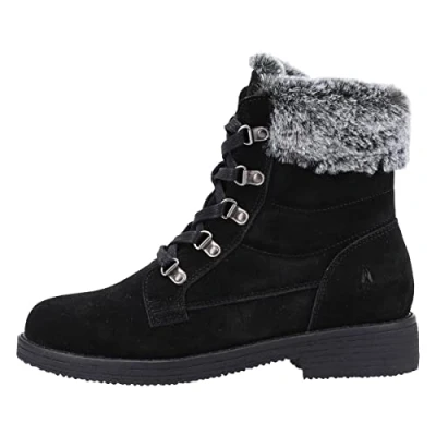 Abbildung von Hush Puppies Damen Florence Halblange Stiefel, Schwarz, 35.5 EU