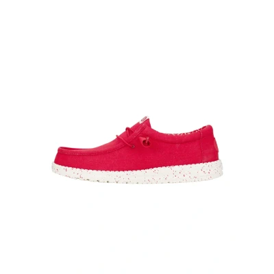 Abbildung von Heydude Wally Stretch Sportlicher Schnürer, Herren, Größe: 45, Savvy red Schuhe