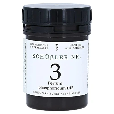 Abbildung von Schüssler NR.3 Ferrum phosphoricum D 12 400 St