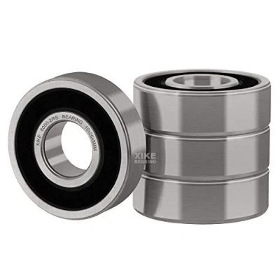 Abbildung von XiKe 4 Stk. 6000 2RS Kugellager, 10mm x 26mm 8mm, Rillenkugellager mit Dichtungen, geeignet für DIY, Drehbank, 3D Drucker, Motoren, Generatoren und Gartengeräte usw.