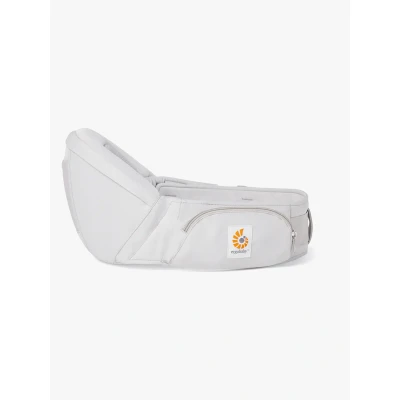 Abbildung von Ergobaby Lift Hip Seat Babytrage mit Babyhüftsitz für Babys und Kleinkinder ab 6 Monaten (7,7 kg 20,4 kg), Hüftsitz Trage Hüfttrage, Pearl Grey
