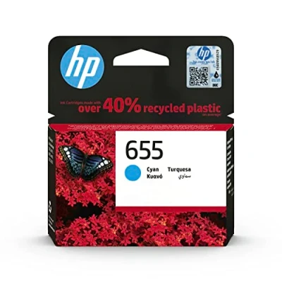 Abbildung von HP 655 cyan Original Tintenpatrone, black
