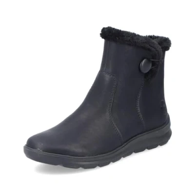 Abbildung von Rieker Damen Ankle Boots Z0080, Frauen Stiefeletten, lose Einlage,Bootee,Booties,halbstiefel,Kurzstiefel,uebergangsschuhe,schwarz (00),41 EU / 7.5 UK
