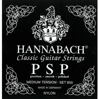 Abbildung von Hannabach Klassikgitarre Saiten Serie 850 PSP MT geschliffen Komplettsatz