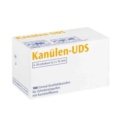 Abbildung von UDS Kanülen G30 extra kurz 0,3 x 10 mm 100