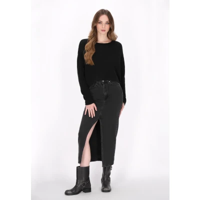 Abbildung von Pullover SCHMUDDELWEDDA M/L / Black 44% Polyamide 34% Acrylic 22% Polyester