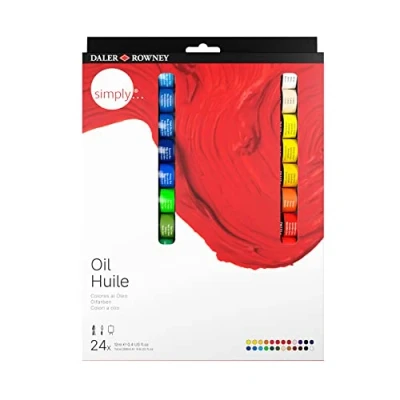 Abbildung von Daler Rowney Simply Set Ölfarben 24 x 12 ml