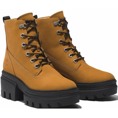 Abbildung von Timberland Schnürstiefelette &quot;EVERLEIGH MID LACE UP BOOT&quot;, Winterschuhe, Winterstiefel, Schnürboots, Winterboots