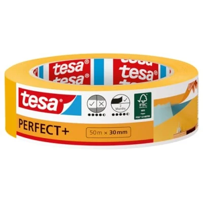 Abbildung von 10 x Tesa Malerband Perfekt+ 50mx30mm gelb