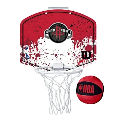 Abbildung von Wilson MINI Basketballkorb NBA TEAM HOOP, HOUSTON ROCKETS, Kunststoff, TU EU