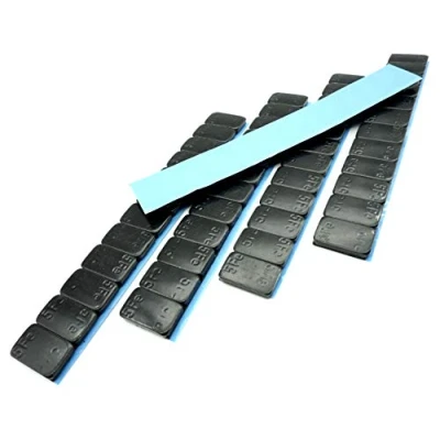 Abbildung von NAAA 300g Auswuchtgewichte schwarz kunststoffbeschichtete Stahlgewichtsriegel 5x60g