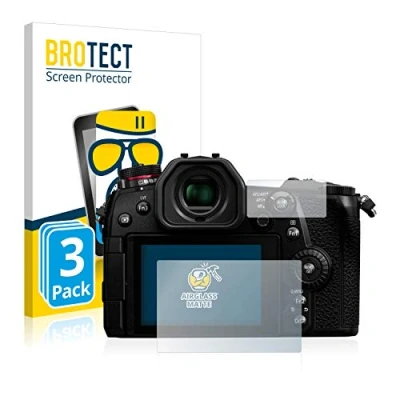 Abbildung von BROTECT Entspiegelungs Schutzglas für Panasonic Lumix DC G9 (3 Stück) Schutz Folie Panzerfolie Glas Matt [Extrem Kratzfest 9H, Anti Reflex]