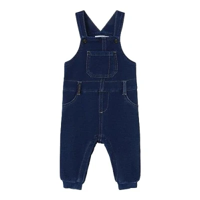 Abbildung von Name it Nbmbundo Dnmtruebos Latzhose für Kinder, Größe: 56, Blue denim
