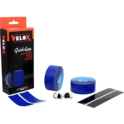Abbildung von Velox Lenkerband CLASSIC Karton mit Stopfen PU blau