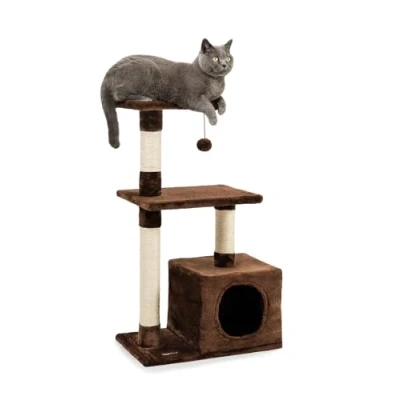 Abbildung von lionto Kratzbaum Katzenkratzbaum Höhe 85 cm, braun