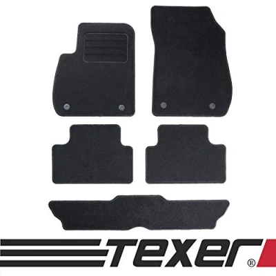 Abbildung von CARMAT TEXER Textil Fußmatten Passend für Opel Zafira C 7 Sitzer Bj. 2012 Basic