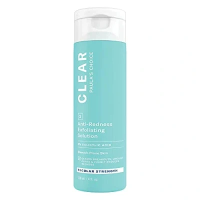 Abbildung von Paula&#039;s Choice CLEAR Regular Strength 2% BHA Peeling Exfoliant Gegen Pickel Mitesserentferner &amp; Verfeinert Poren Sichtbar mit Salicylsäure Hyaluronsäure Normale bis Mischhaut 118 ml