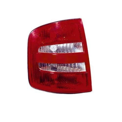 Abbildung von ABAKUS 665 1902R UE Rückleuchte rechts PY21W, P21W, P21/4W Rot ohne Lampenträger, Glühlampe SKODA: Fabia 1 Combi, I Limousine
