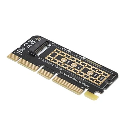 Abbildung von ASHATA Riser Karte, M.2 NGFF SSD auf PCI E 3.0 X16 Adapterkarte, Erweiterungs Hochgeschwindigkeits Festplattenadapter, Für Heim/Büro/Gamer