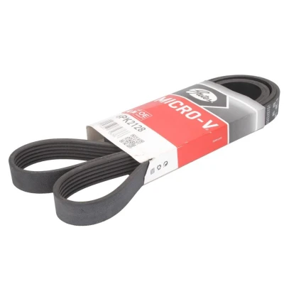 Abbildung von GATES 6PK2128 Keilrippenriemen 2128 6 Polyester, EPDM (Ethylen Propylen Dien Kautschuk) RoadMax Value Line MERCEDES BENZ: C Klasse Limousine