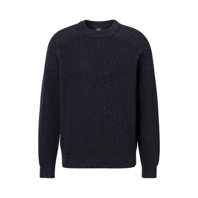 Abbildung von BOSS ORANGE Strickpullover &quot;Alamaka&quot;, mit Rundhalsausschnitt