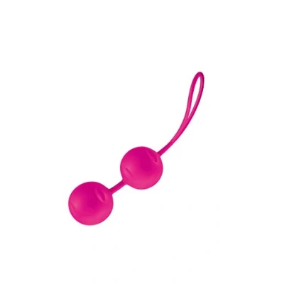 Abbildung von JOYDIVISION Joyballs Trend DUO, Originale Liebeskugeln in magenta, Beckenbodentrainings Kugeln aus Silikomed