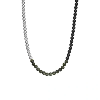 Abbildung von Armani Exchange Classic Halskette silvertone, Herren, Größe: One Size, Silver tone