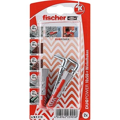 Abbildung von Fischer Schrauben und Dübel Set Duopower 10.0 x 50 mm 2 Stück