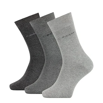 Abbildung von Calvin Klein Underwear Classic 3 PACK Socken, Herren, Größe: One Size, Navy/dark grey melange