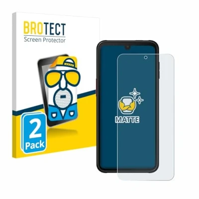 Abbildung von BROTECT Entspiegelungs Schutzfolie für Samsung Galaxy Xcover 6 Pro (2 Stück) Matte Displayschutz Folie, Anti Reflex, Fingerprint