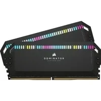 Abbildung von Corsair DOMINATOR® PLATINUM RGB 32GB (2x16GB) DDR5 DRAM 5200MHz C40 Arbeitsspeicher