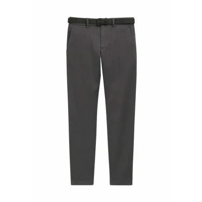 Abbildung von TOM Tailor Travis SLIM Chino, Herren, Größe: 38x34, Grey black zig zag structure