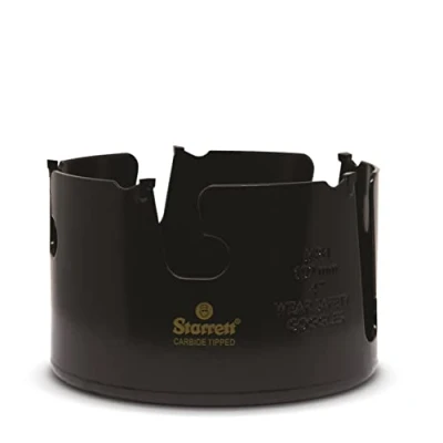 Abbildung von Starrett Hartmetall Lochsäge MPH0400 Mehrzweck TCT für Holz MDF Kunststoff Keramik Wandfliesen 102 mm
