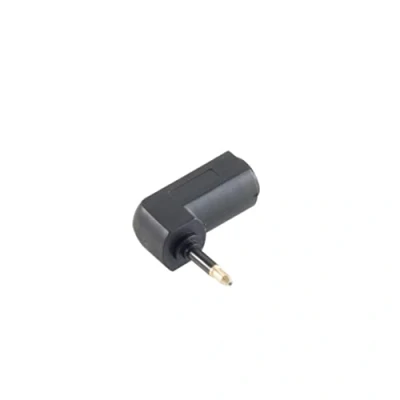 Abbildung von Winkel Adapter Lichtwellenleiter Toslink Buchse auf 3,5mm Opti Stecker