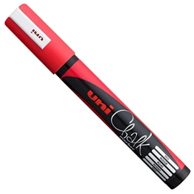 Abbildung von UNI ball 186221 Fenster &amp; Kreidemarker CHALK PWE 5M, 1,8 2,5 mm, Rundspitze, weiß